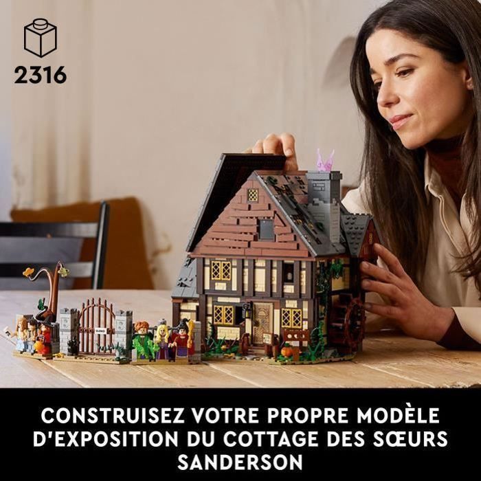 LEGO® Ideas Hocus Pocus Disney : le manoir des sœurs Sanderson 21341 -Set de construction - Un cadeau d’Halloween pour les adultes