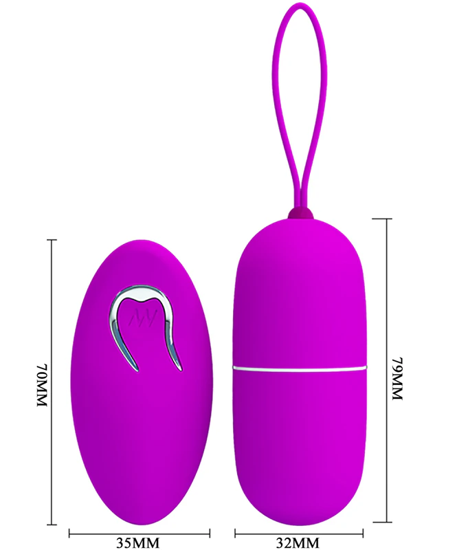 Ovo vibratório Arvin da Pretty Love com controle remoto