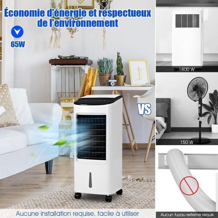 Condizionatore d'aria portatile GOPLUS 7L con timer, oscillazione regolabile, ventola di raffreddamento con 3