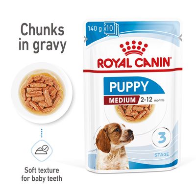 Royal Canin Medium Puppy in Soße