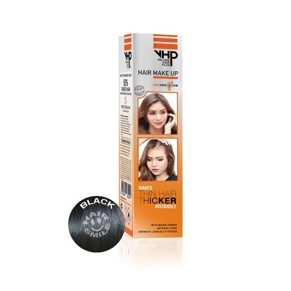 Lak za gostejše lase Volume Hair Plus črne barve 150 ml