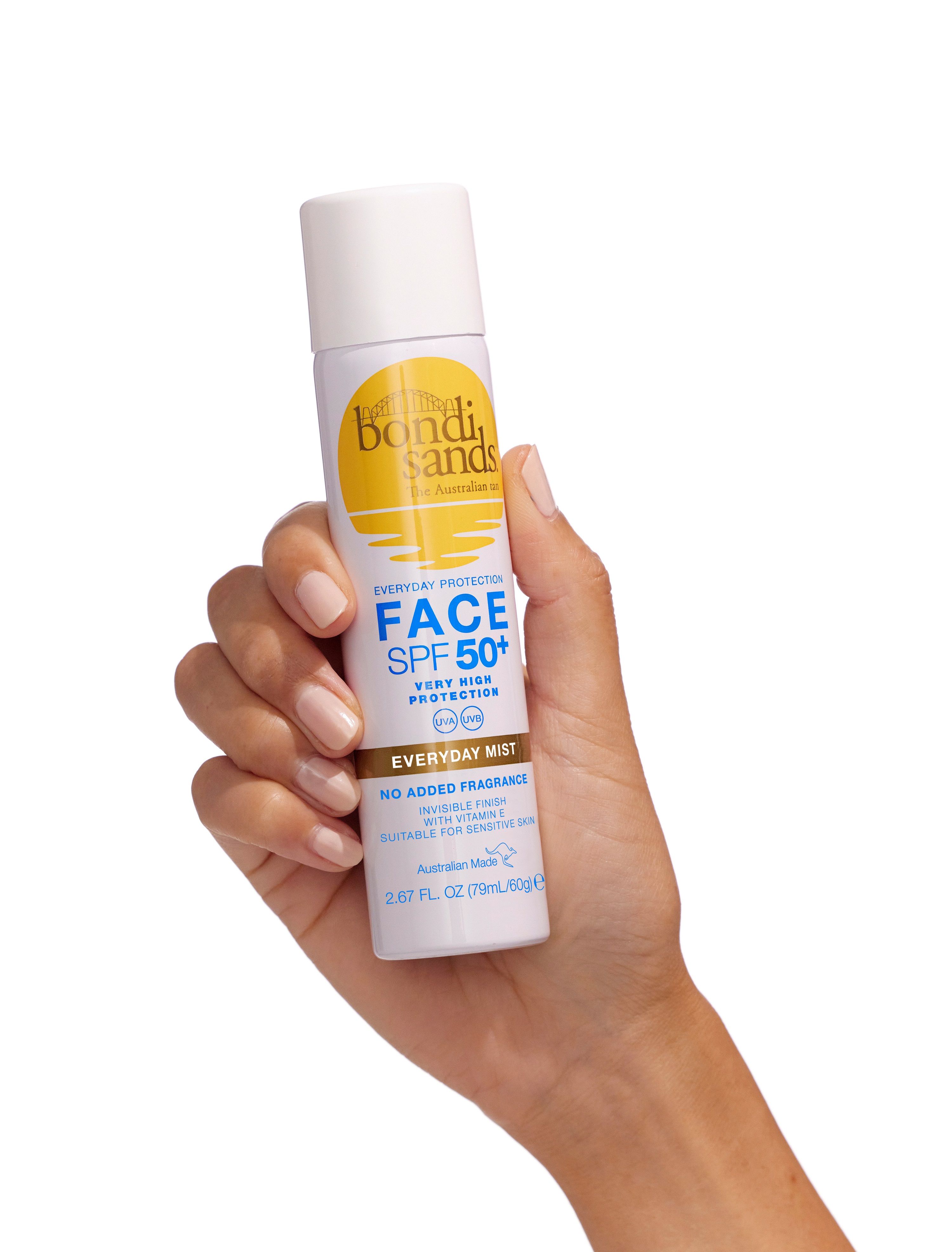 Zaštitna krema za sunčanje bez mirisa SPF 50 Zaštita lica