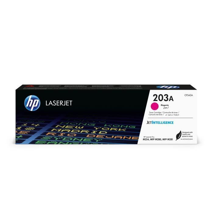 Genuine HP 203A Magenta Toner Cartridge for HP Color LaserJet Pro M254/M280/M281