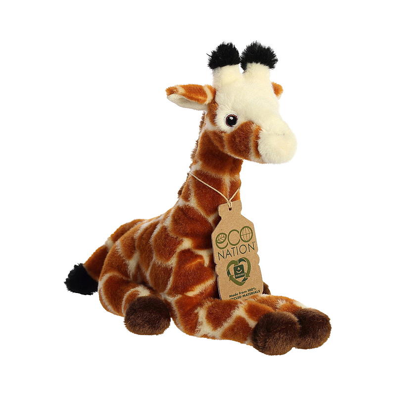 Peluche FunToys 20 cm, girafe, écologique