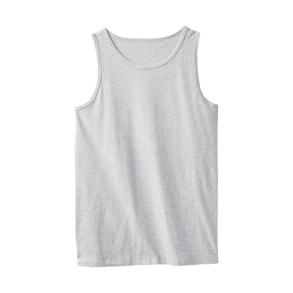 Tanktopper, hvit/svart/grå, sett med 3