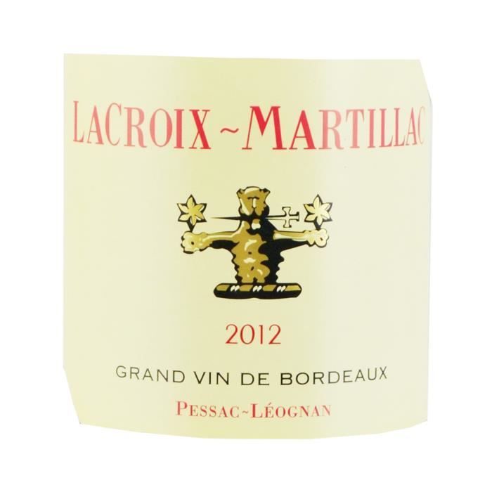 Château Lacroix Martillac 2012 Pessac - Vino Tinto Burdeos