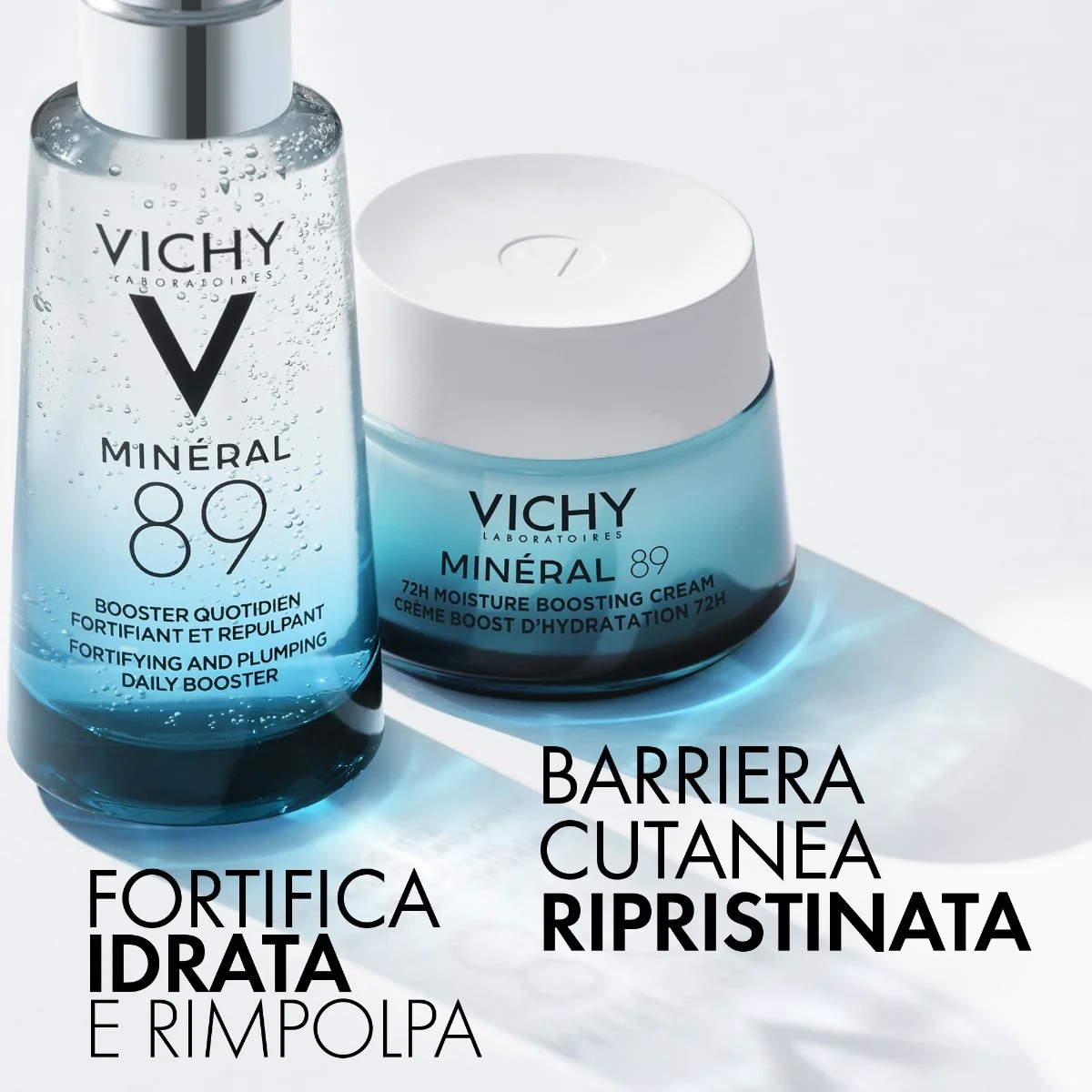 VICHY Vichy Mineral 89 Booster 75 ml Crème fortifiante et repulpante à l'acide hyaluronique