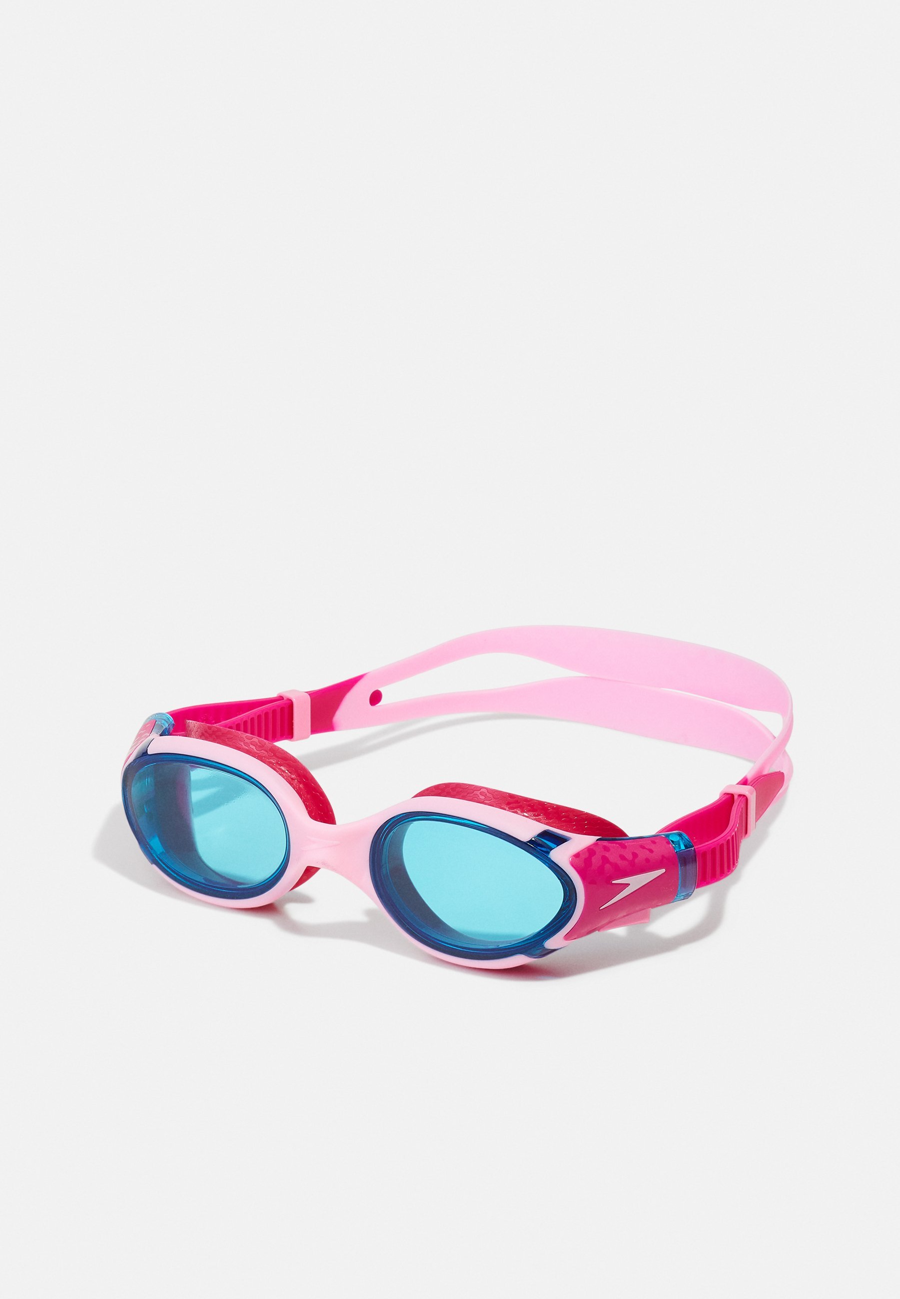 Speedo BIOFUSE JUNIOR UNISEX - Zwembril - flamingo roze/elektrisch roze/blauw
