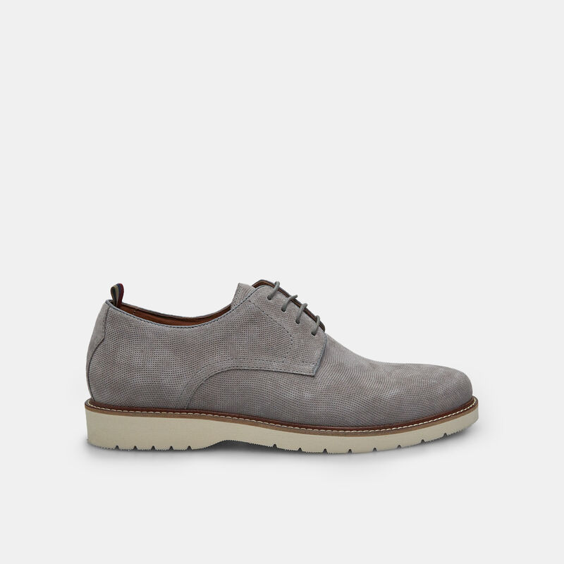 Zamszowe buty sznurowane