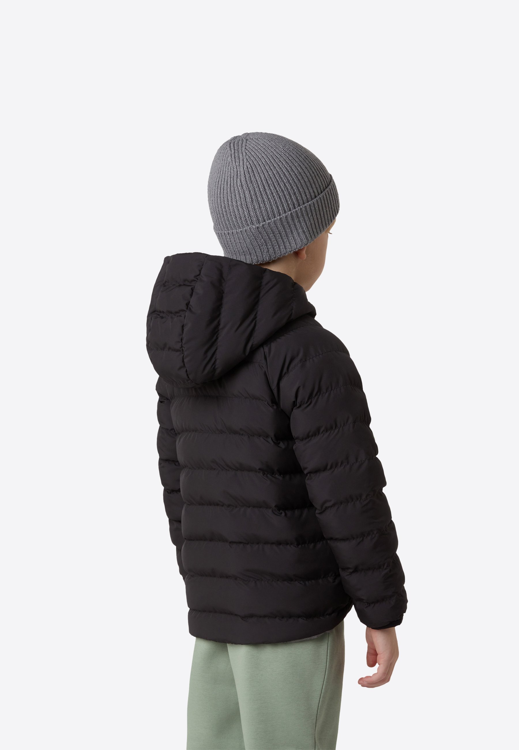 The North Face Wendbare Kinder-Kapuzenjacke Perrito - Winterjacke - Schwarz-Rauchperle