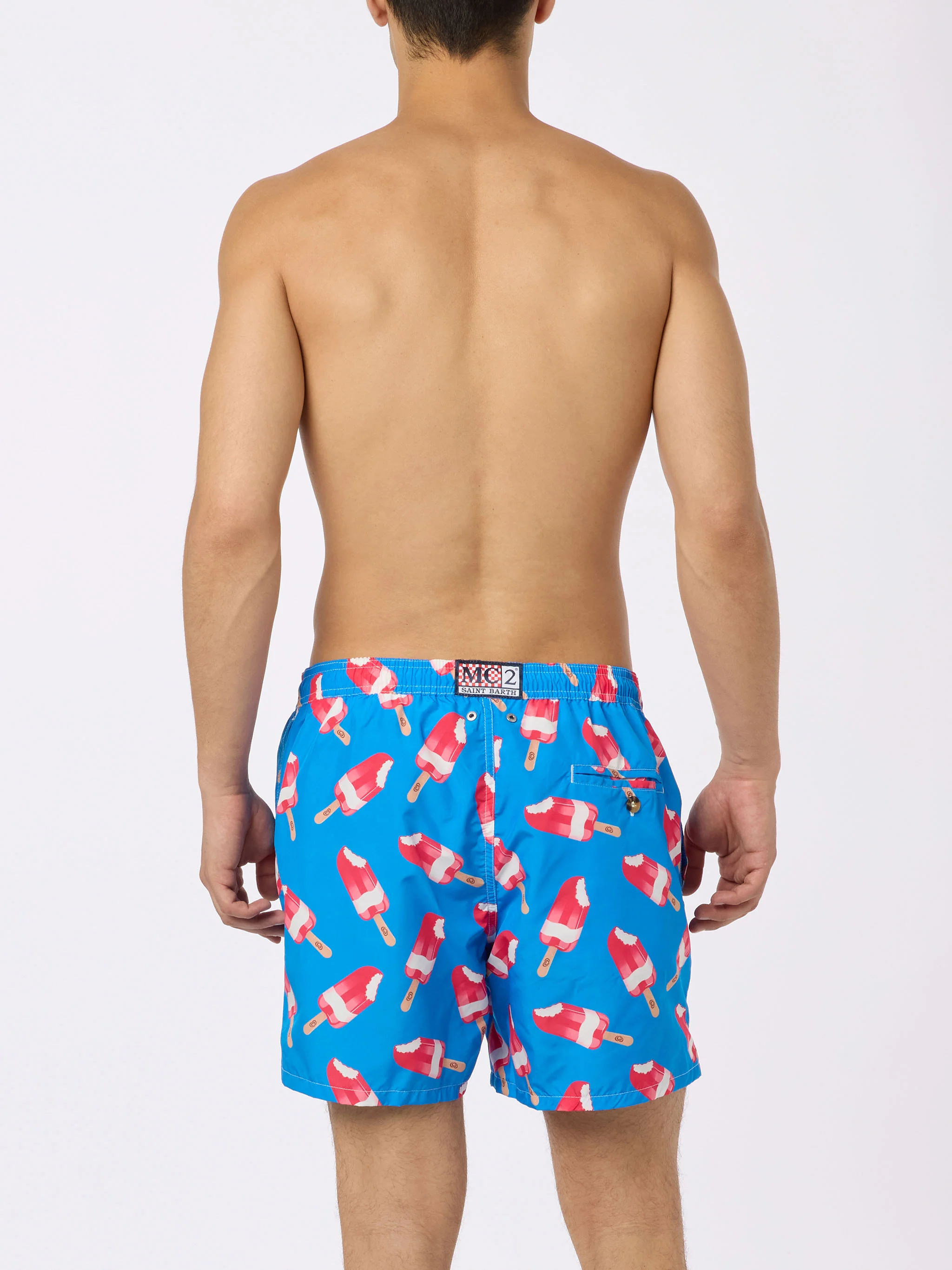 Costume da bagno da uomo con stampa Fior di Fragola | Algida® Edizione