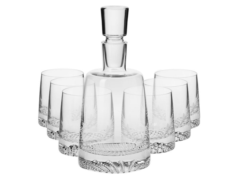 Zestaw do whisky Krosno Fjord 7 el. 950 ml