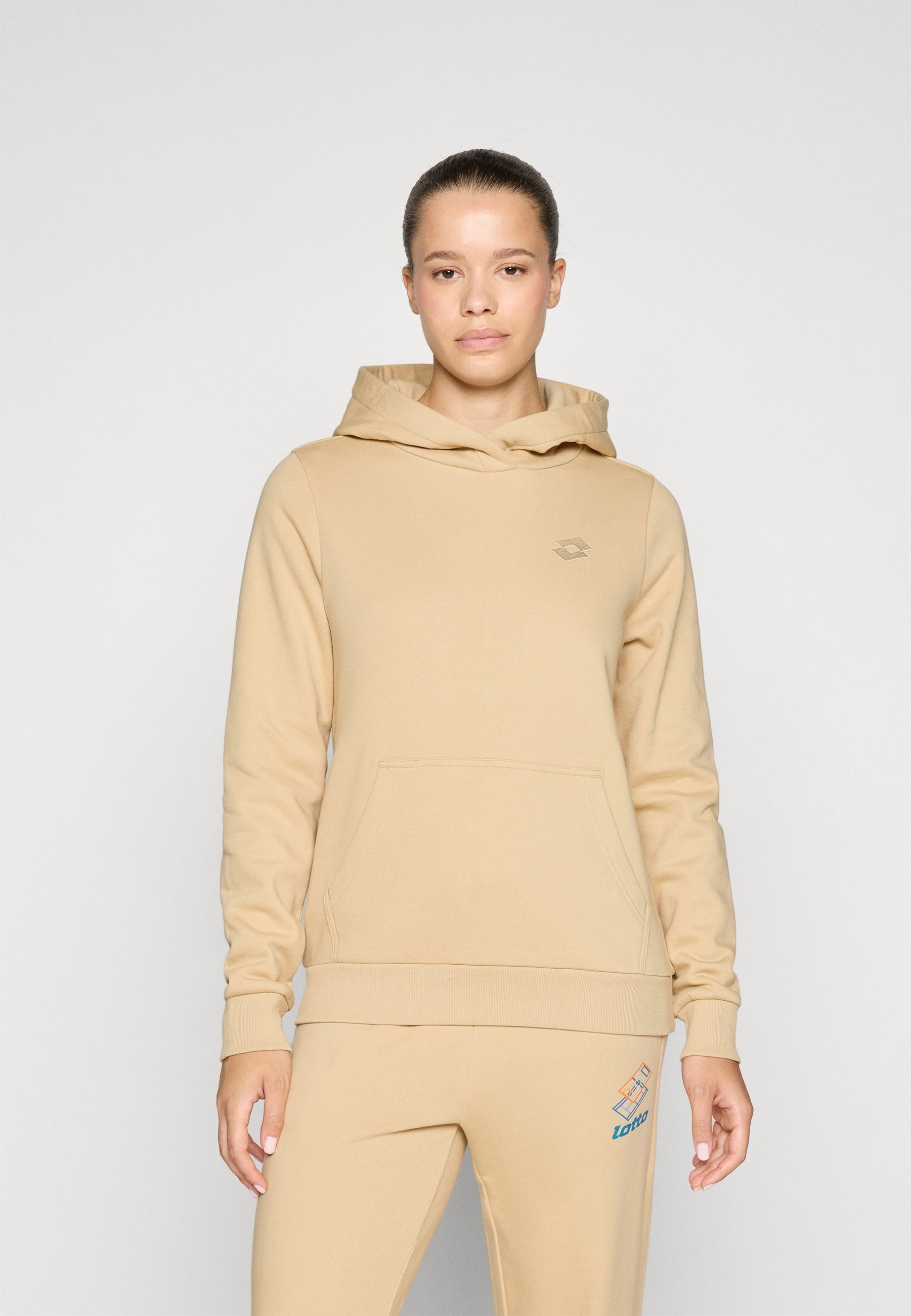 Sweat à capuche Lotto Heritage - Sweat à capuche - crème irlandaise