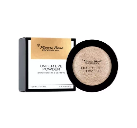 Pierre Rene Under Eye Powder rozświetlająco wygładzający puder pod oczy 4g