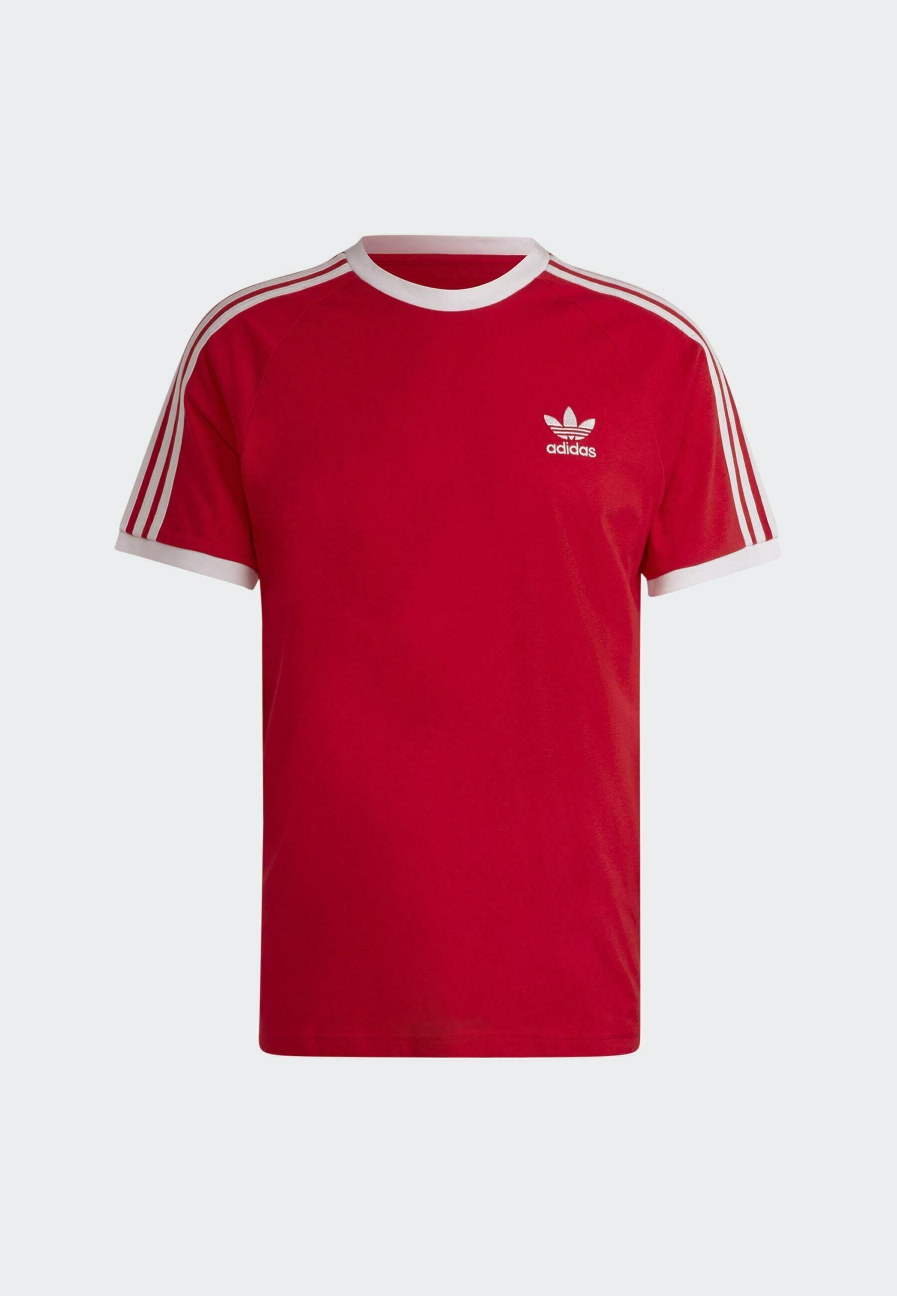 adidas Originals ADICOLOR CLASSICS 3-STRIPES - T-shirt met print - better scarlet