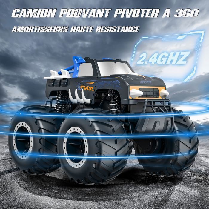Terrain Télécommandée 1:16 Échelle RC Buggy - Batteries 28 Minutes - Voiture de Course Crawler Truck 4WD
