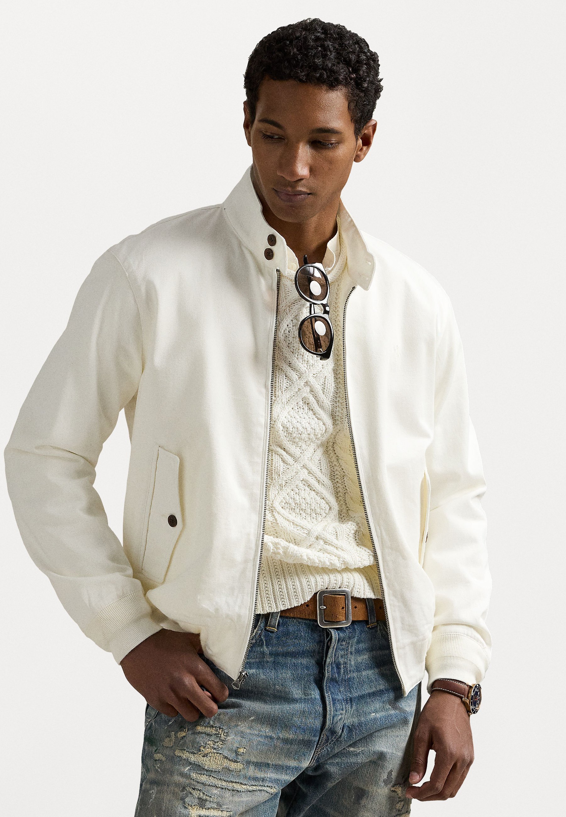 Polo Ralph Lauren VETROVKA - Poletna jakna - deckwash bela