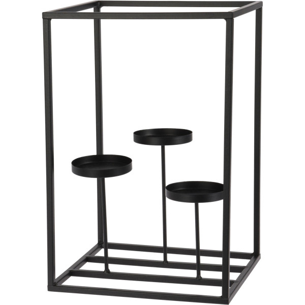 Świecznik na tealighty, 36 cm, metalowy