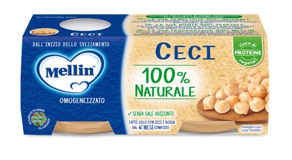 MELLIN Mellin gehomogeniseerde kikkererwten 2X80G