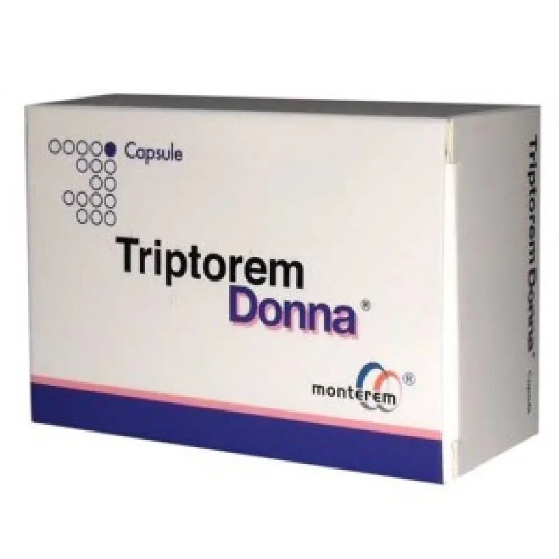 Triptorem Donna 40 capsules, voedingssupplement voor de menopauze.