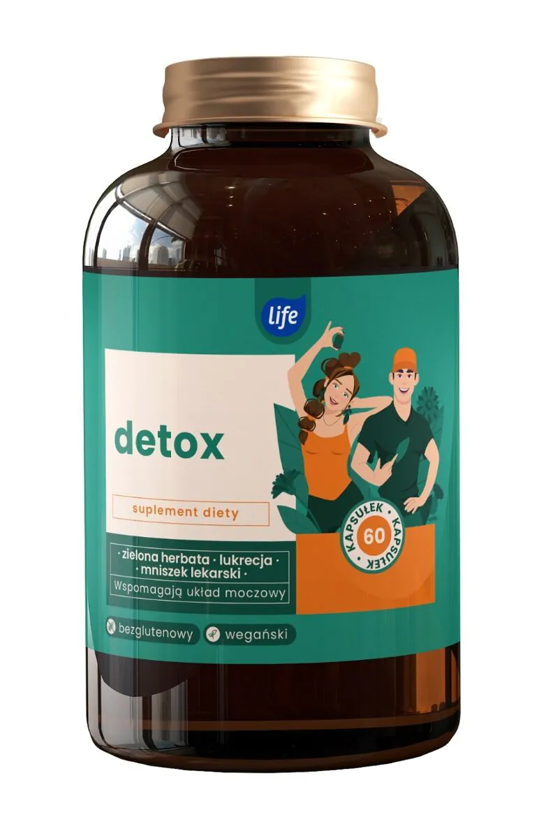 Life Premium Detox, Suplement diety wspomagający układ moczowy, Kapsułki