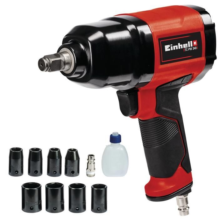 Llave de impacto neumática Einhell TC-PW 340 (par máximo 340 Nm)