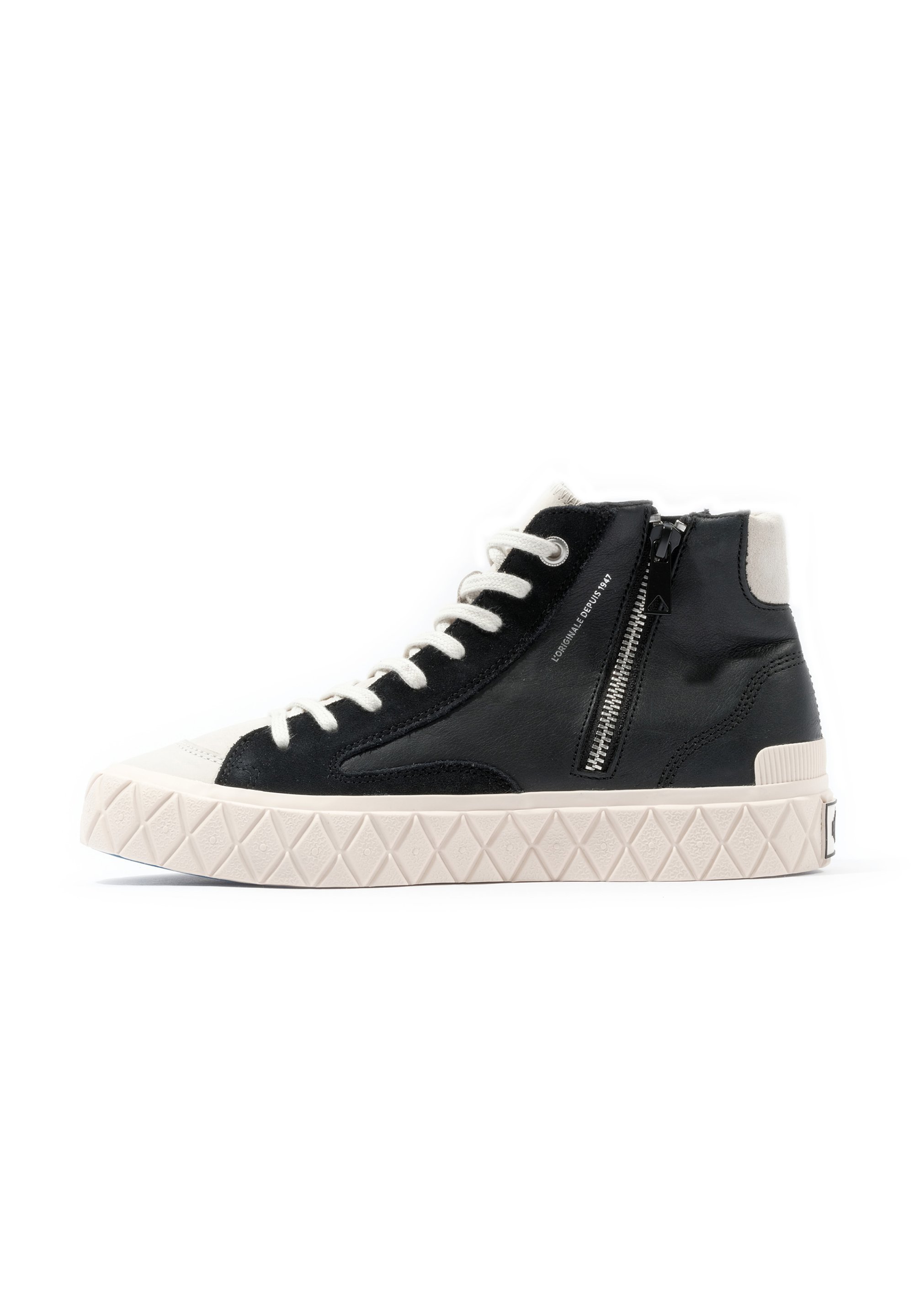 Bottines à plateforme Palladium - noir marshmallow