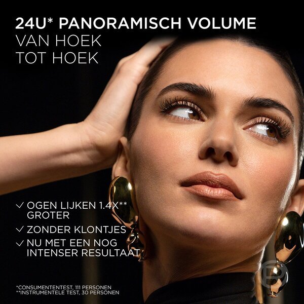 L'Oréal Paris Panorama maskara za vse dni v življenju, črna, 10 ml