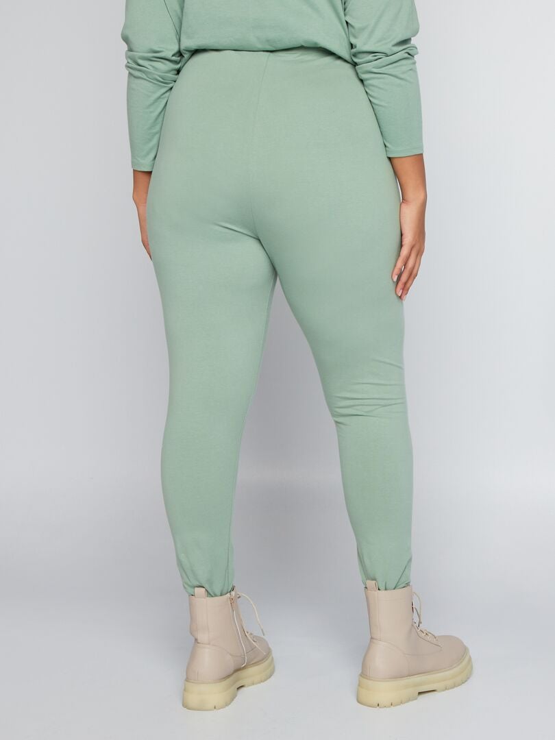 Leggings de malha lisa - VERDE