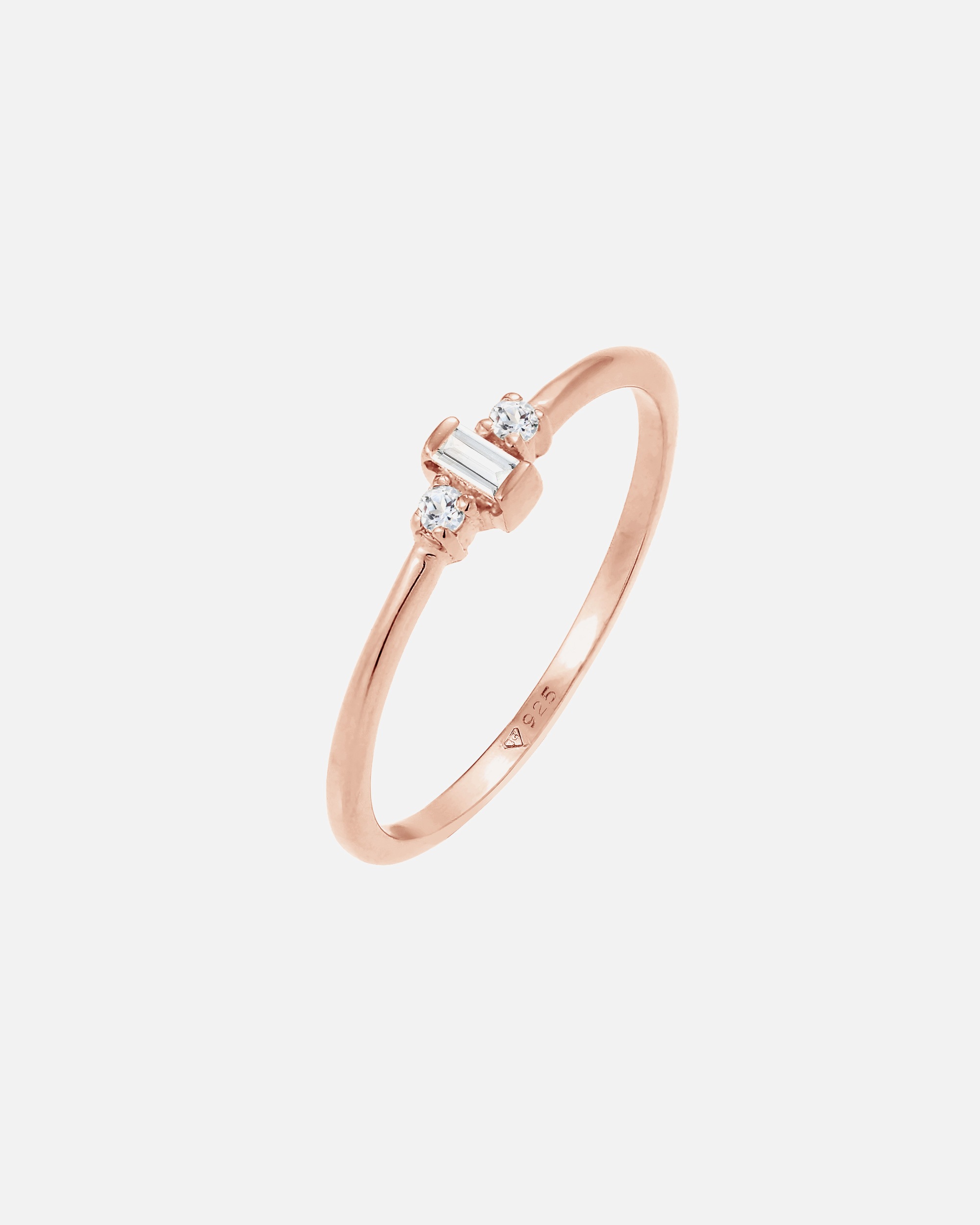 Elli PREMIUM Elli PREMIUM Bague Femmes Solitaire Fiançailles Filigrane avec Topaze en argent sterling 925 Plaqué or