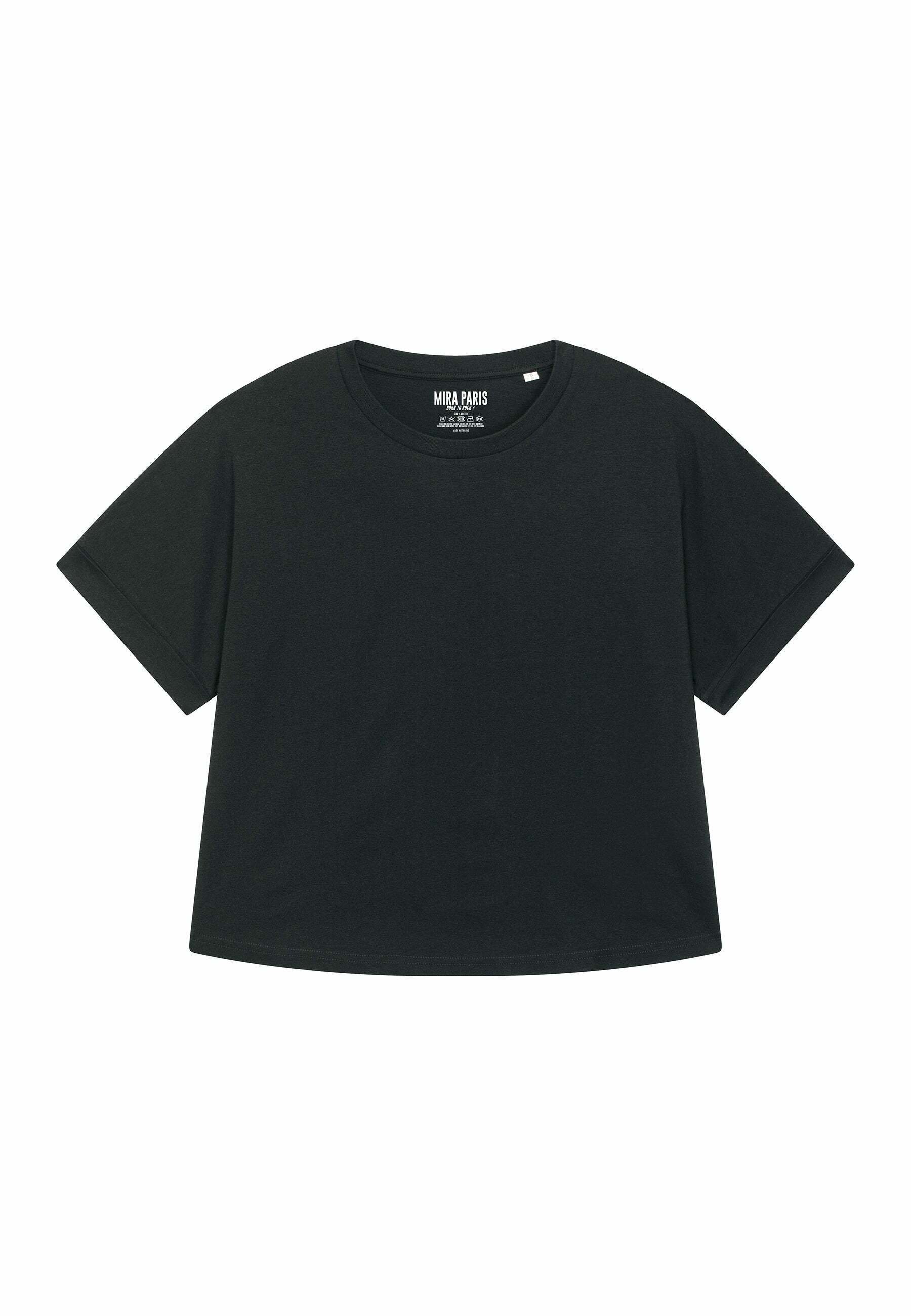 T-shirt imprimé Mira Paris BRUTE BACK ROLL UP 25 - Noir