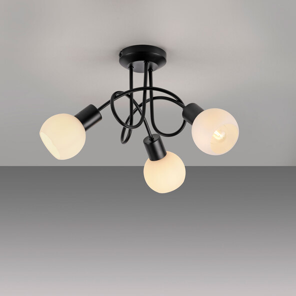 LOKI taklampe, inkl. 3x E14