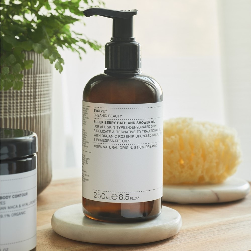 Evolve Organic Beauty Super Berry Oil Bath & Shower Oil