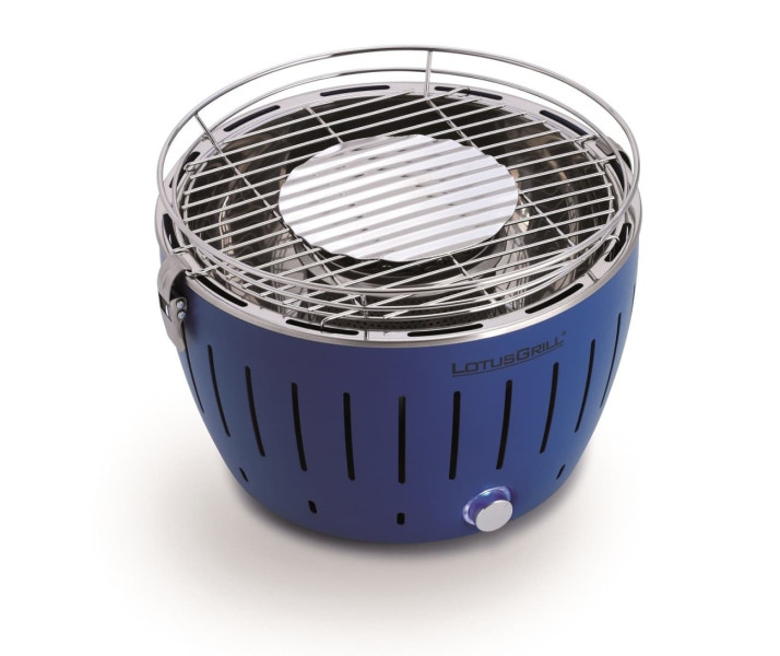 Grill Ogrodowy Węglowy Bezdymny Lotusgrill Mini - Niebieski