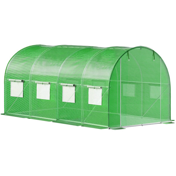 Tunel ogrodowy foliowy UV4 140g/m2 4,5x2x2 m szklarnia