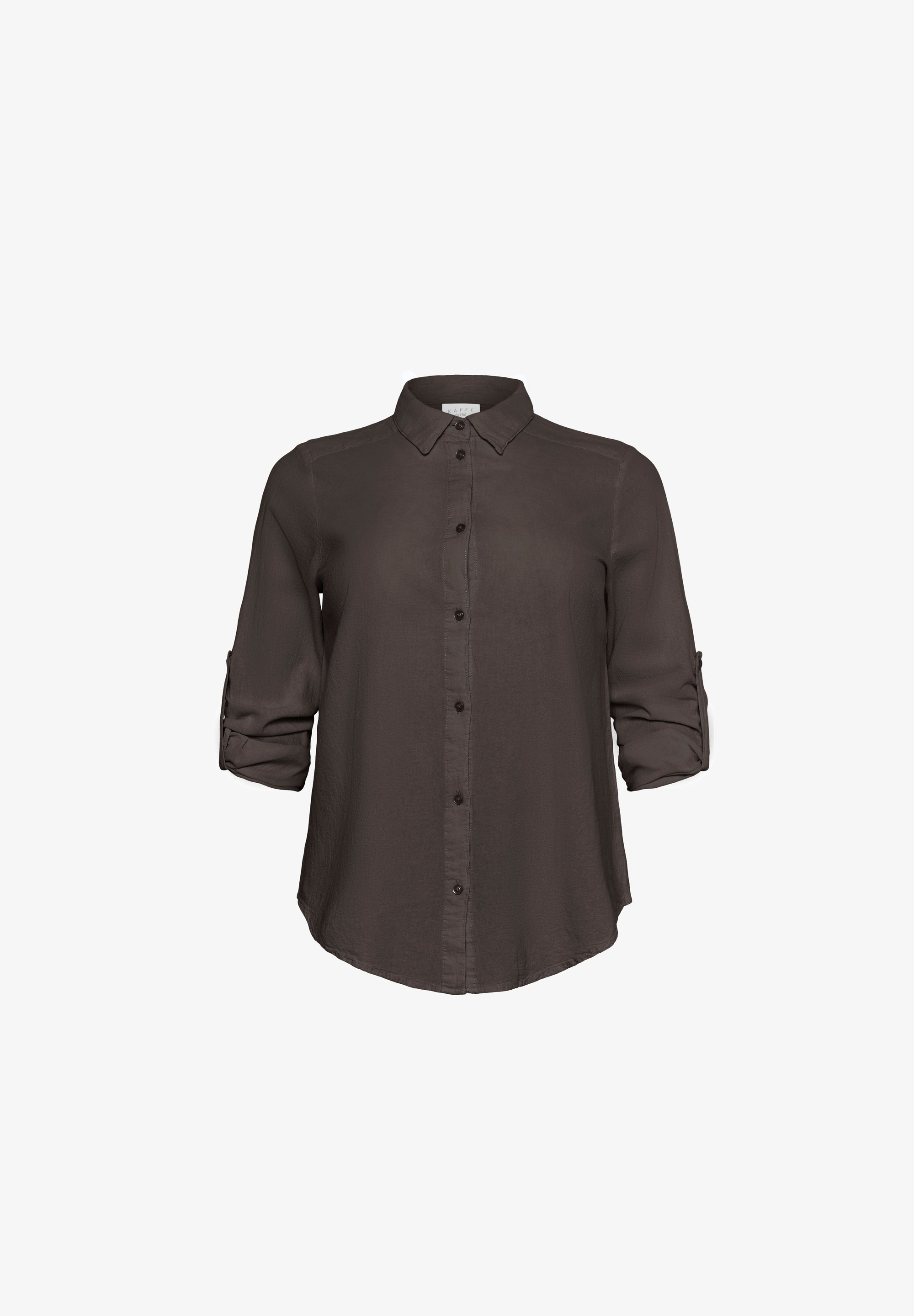Chemisier boutonné Kaffe Curve - noir huître