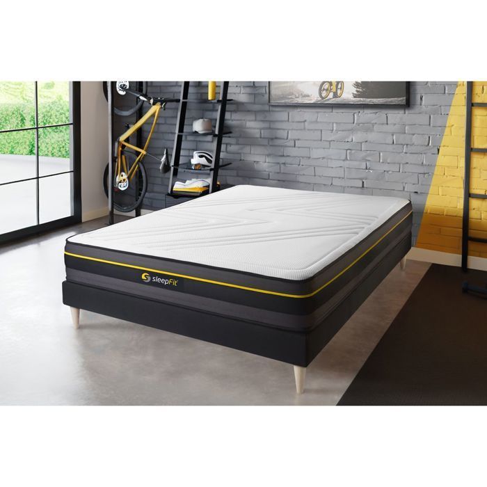 Ensemble sommier + matelas ACTIVE à mémoire de forme 90x190