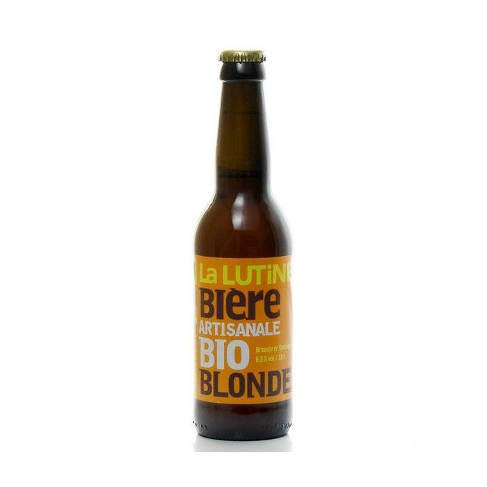 Bière blonde artisanale du Périgord Bio Brasserie La Lutine, 33cl