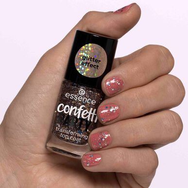 Essence Confetti Party -päällyslakka, joka muuttaa muotoaan 8 ml 8 ml