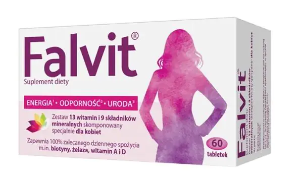 Falvit, Zestaw witamin i minerałów dla kobiet, Tabletki
