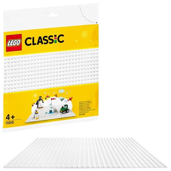 LEGO Classic 11010 Biela podložka podstavca<br>25 cm x 25 cm