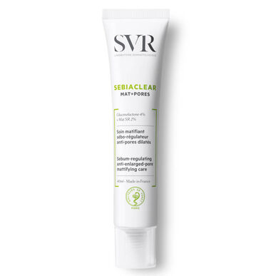 SVR Sebiaclear Mat Pores Talgregulerende mattgjørende ansiktskrem Anti-forstørrede porer 40 ml 40 ml