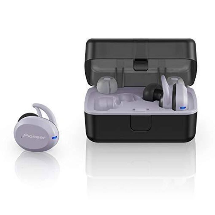 Auriculares Bluetooth - PIONEER - Inalámbricos - Gris - Deportivos - Resistentes al agua IPX5/IPX7