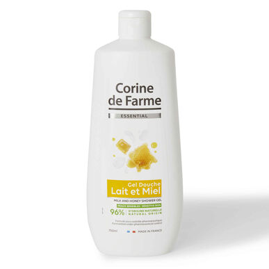 Corine de Farme Mjölk- och honungsduschgel för känslig hud 750 ml