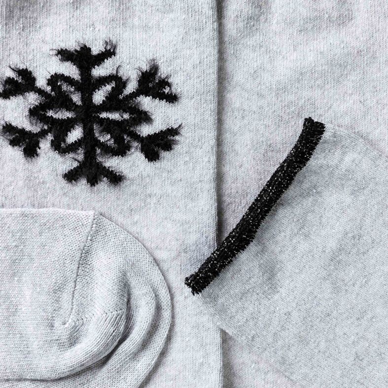 Chaussettes et collants Femme Gris