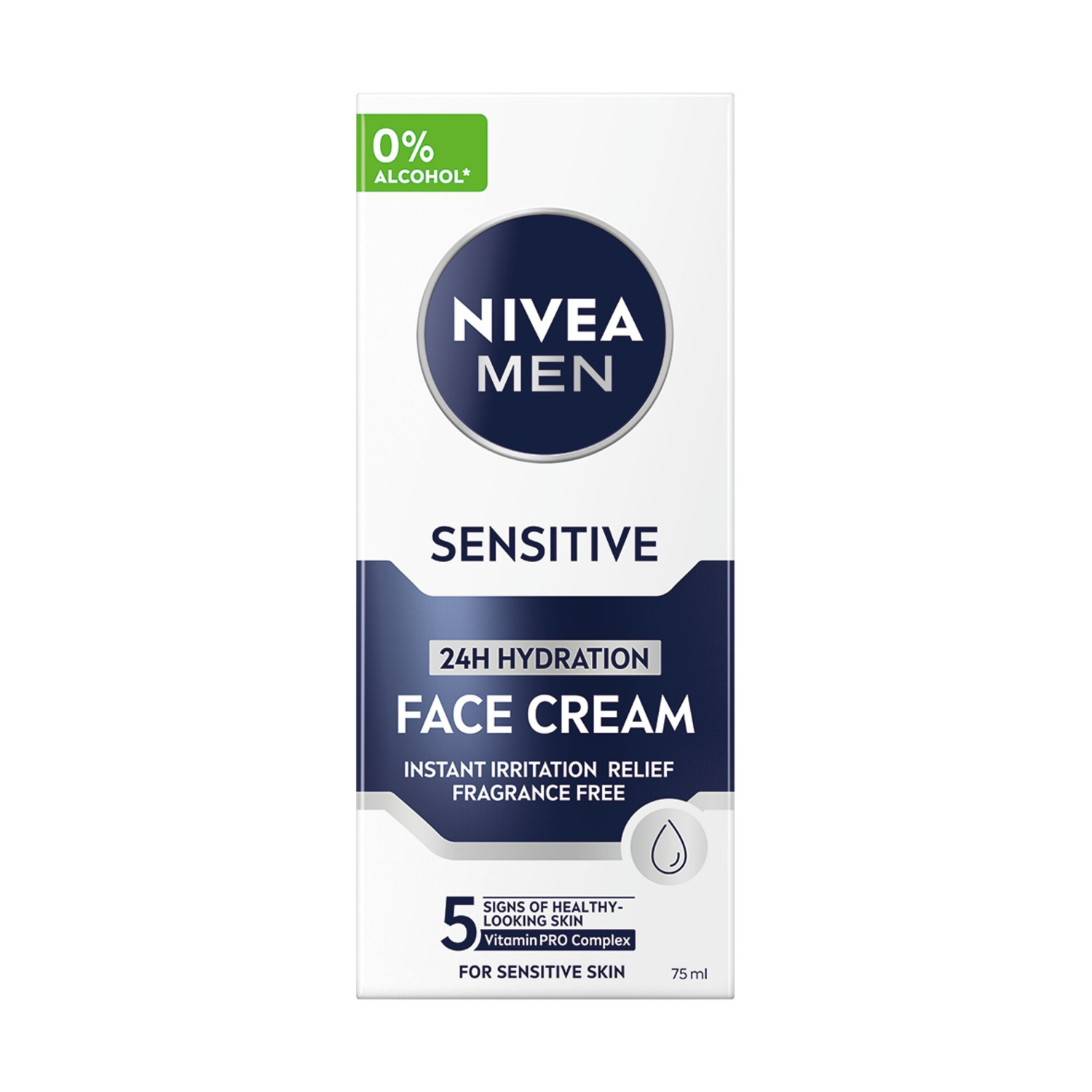 Nivea Men pomirjujoča vlažilna krema za obraz 75 ml za občutljivo moško kožo