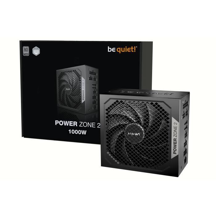 Alimentatore per PC - BE QUIET! - POWER ZONE 2 - 1000 W - Certificazione 80 Plus Platinum - Modulare