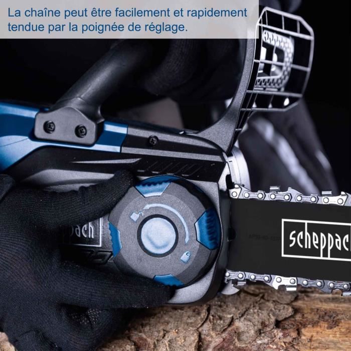 Tronçonneuse sans fil C-CS254-X  - longueur de coupe 20cm - SCHEPPACH 20V IXES - sans batterie ni chargeur