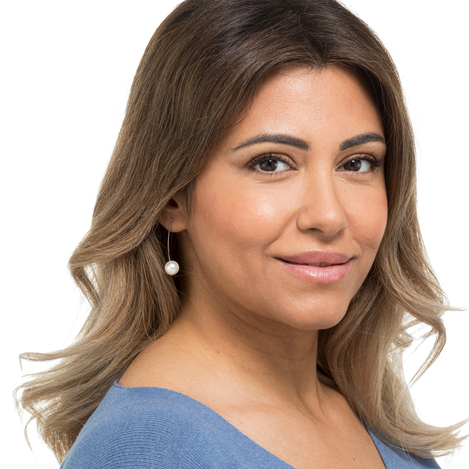 Heideman Boucles d'oreilles Auris blanc