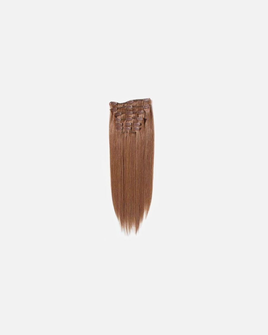 „FashionGirl“ prisegamos plaukų šukuosenos su segtukais #60 platininė blondinė – 65 cm – 1 vnt.